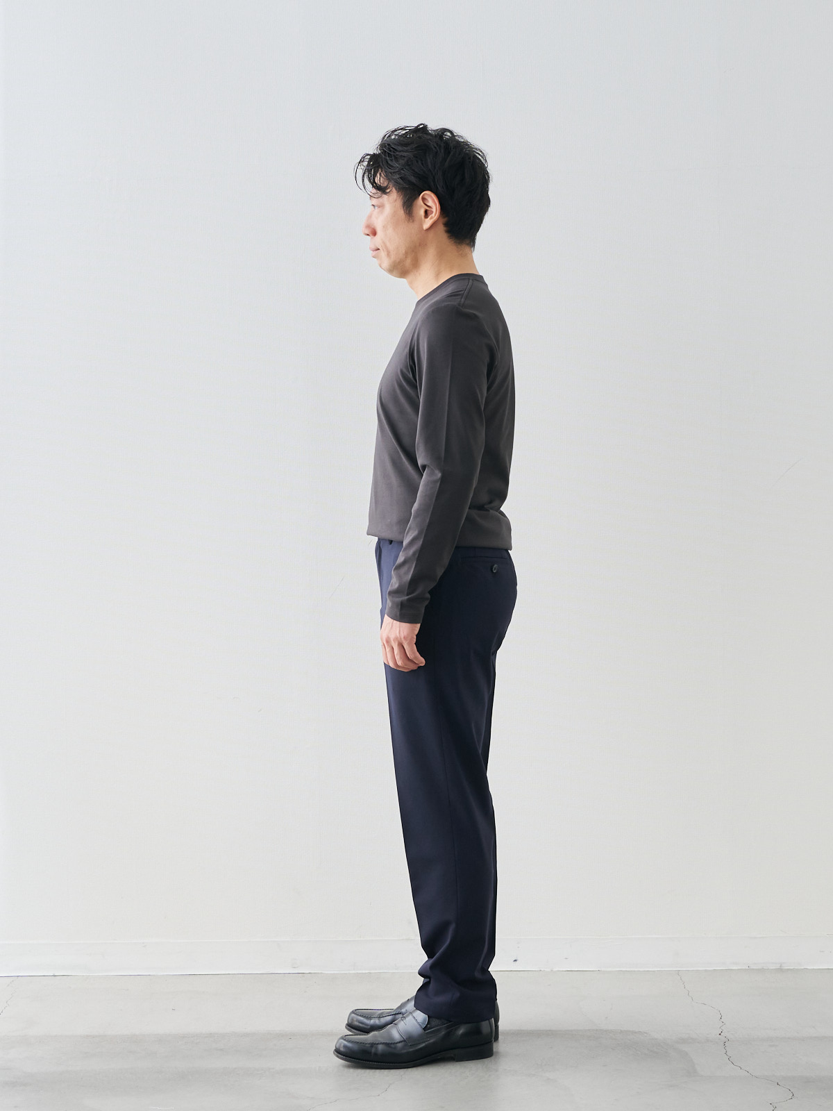 モデル 171cm 70kg ウエスト85cm サイズ M