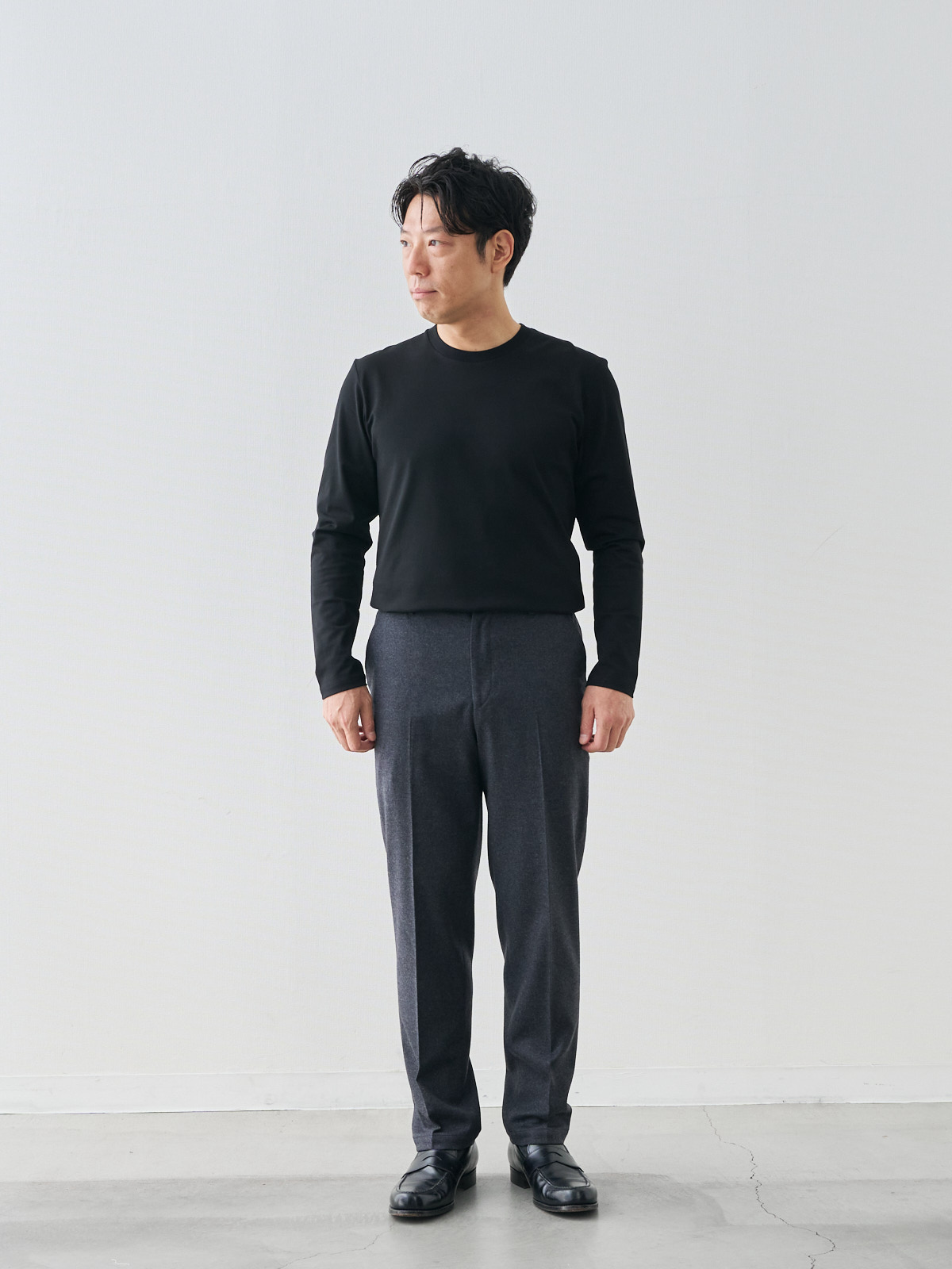 モデル 171cm 70kg ウエスト85cm サイズ M