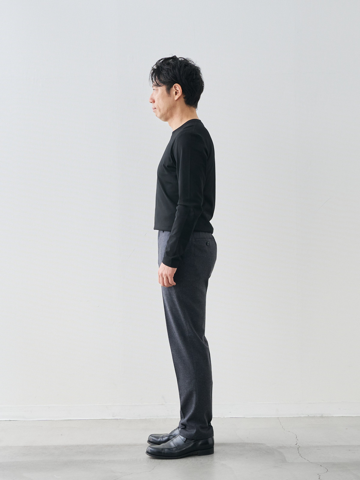 モデル 171cm 70kg ウエスト85cm サイズ M