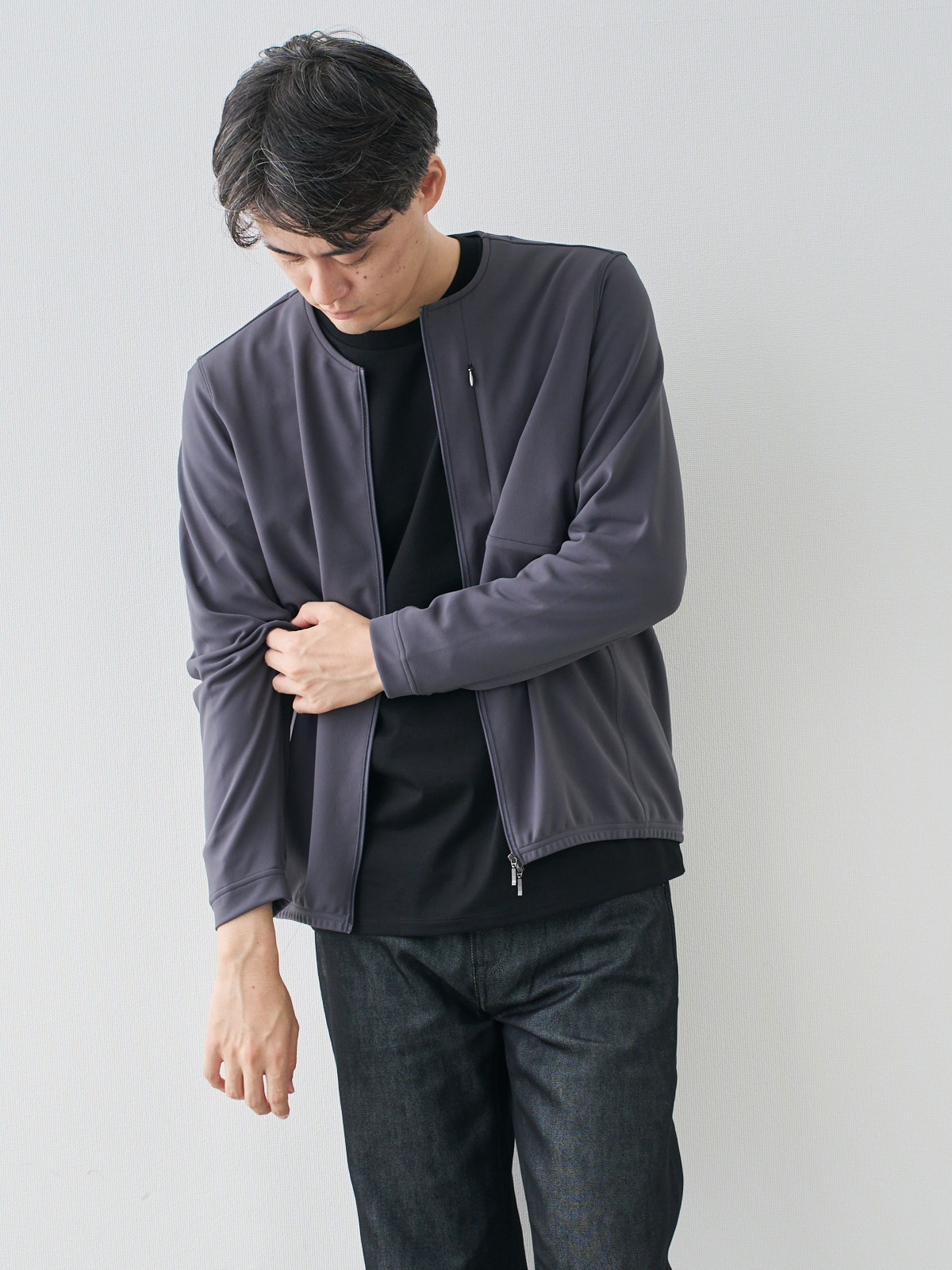 モデル 181cm 71kg ウエスト82cm サイズ L