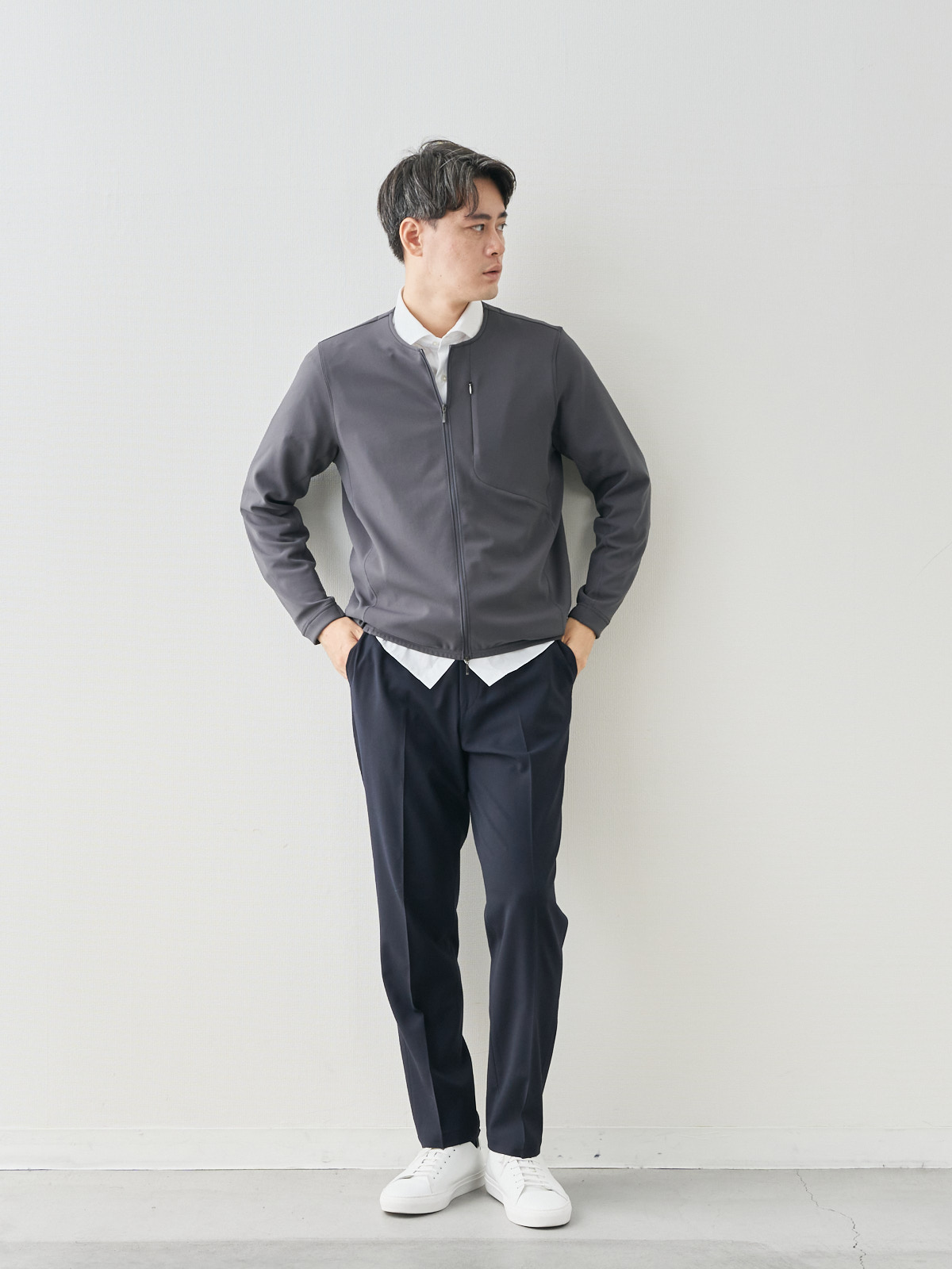 モデル 181cm 71kg ウエスト82cm サイズ L