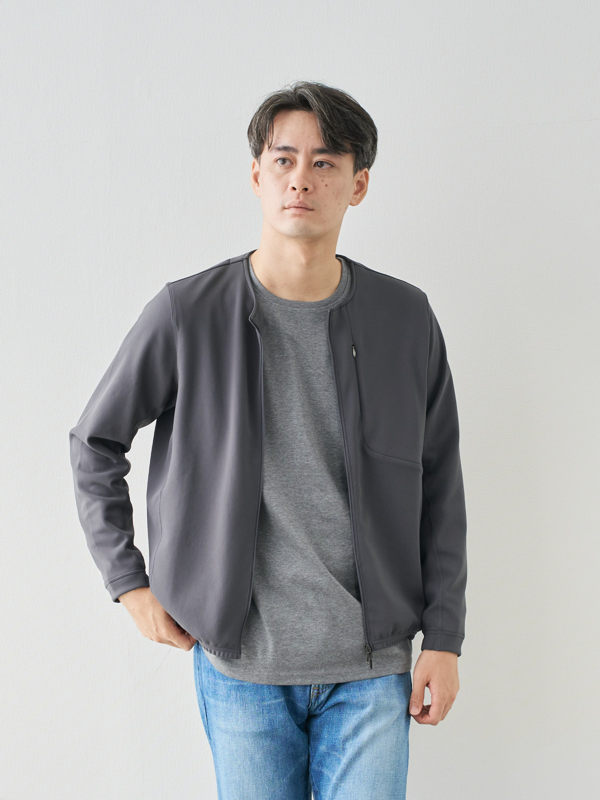 モデル 181cm 71kg ウエスト82cm サイズ L
