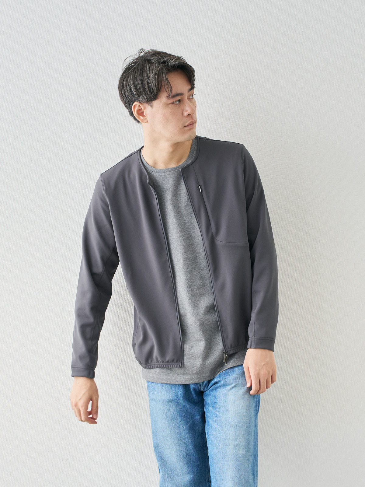モデル 181cm 71kg ウエスト82cm サイズ L