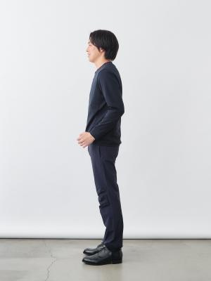 モデル 173cm 64kg サイズ M カラー:ブラック