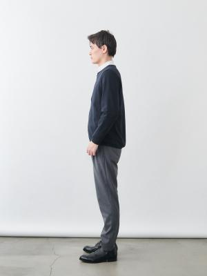 モデル 181cm 71kg ウエスト82cm サイズ L カラー:ブラック