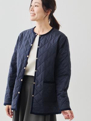 KIJI ウールキルティングリバーシブルコート KIJI ウールキルティングリバーシブルコート リバーシブル