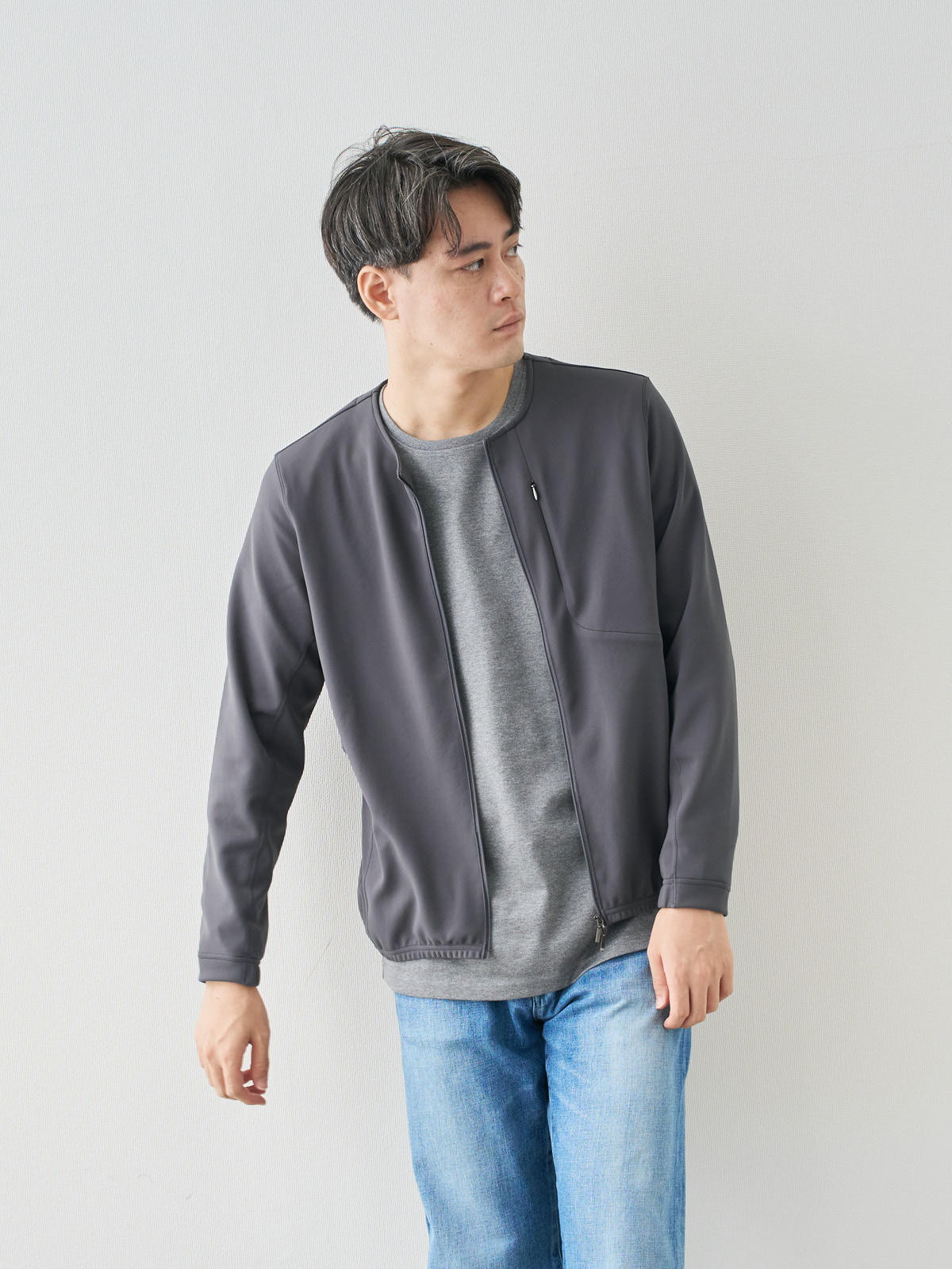 モデル 181cm 71kg ウエスト82cm サイズ L