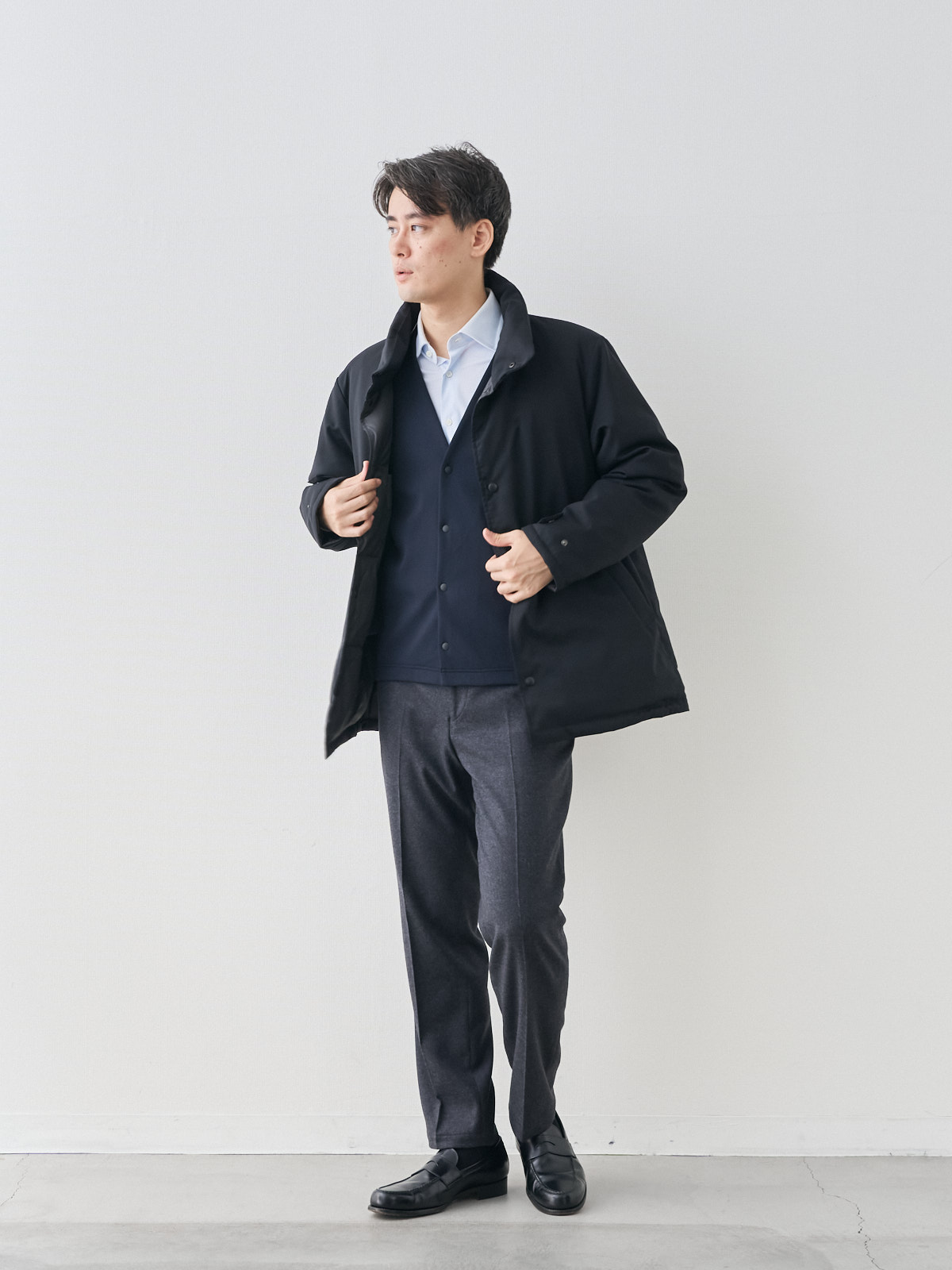 モデル 181cm 71kg ウエスト82cm サイズ L