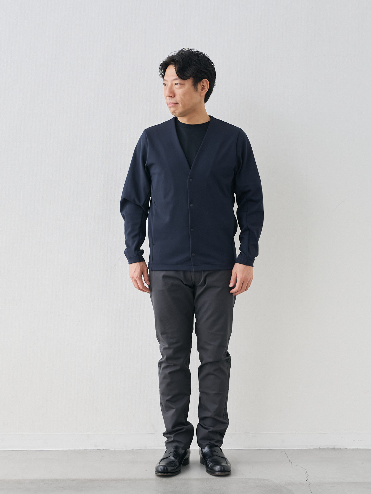 モデル 171cm 70kg ウエスト85cm サイズ L