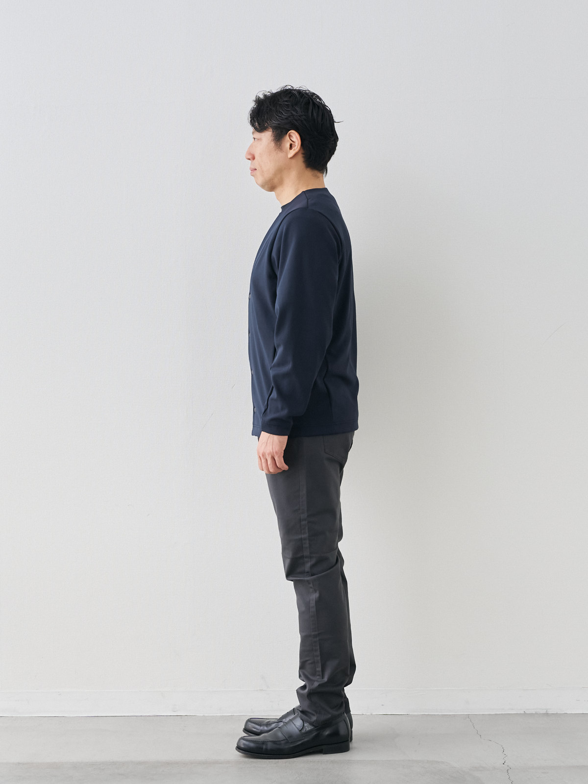 モデル 171cm 70kg ウエスト85cm サイズ L