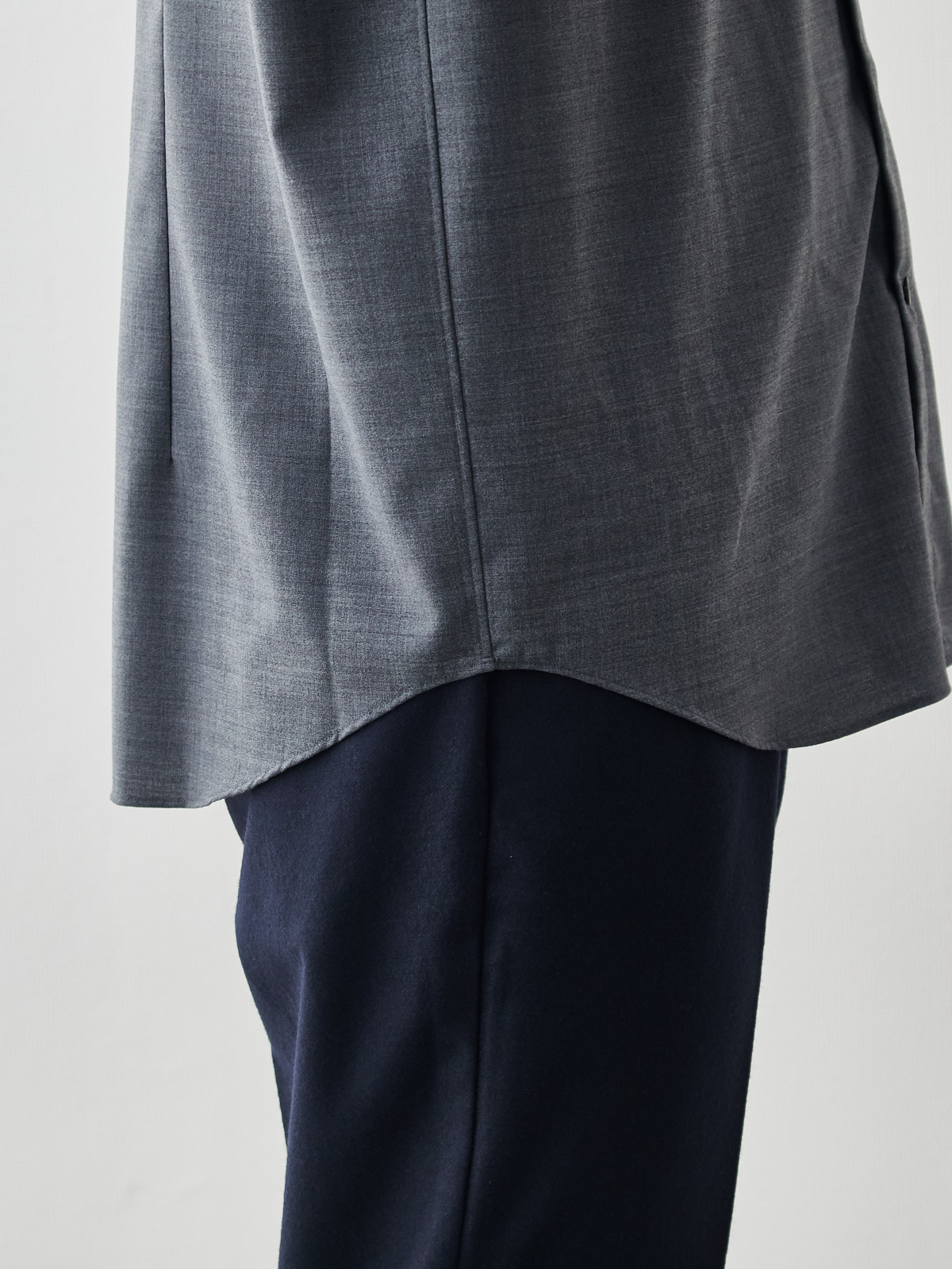 Merino Air HITOYOSHIシャツ/ウォッシャブル/グレー