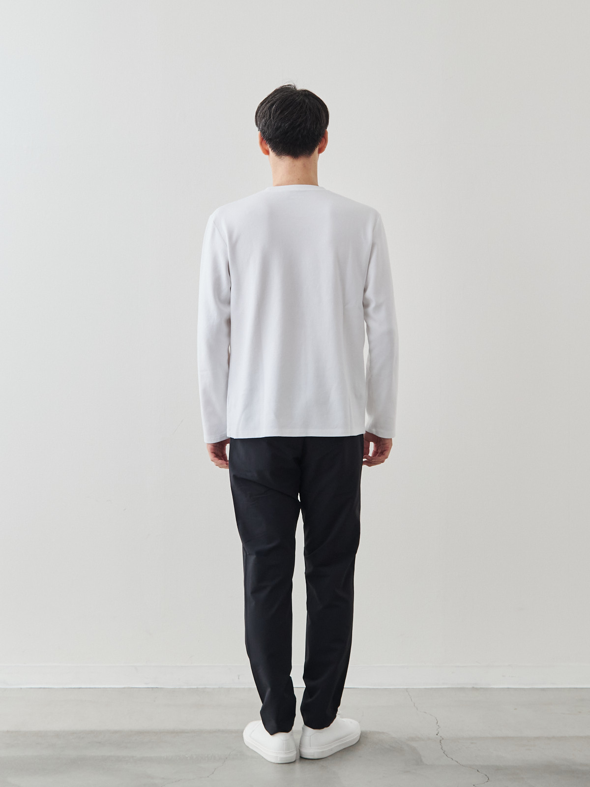 スマートシルエット マルチバランサー 超伸縮パンツ/ブラック モデル 181cm 71kg サイズ LL