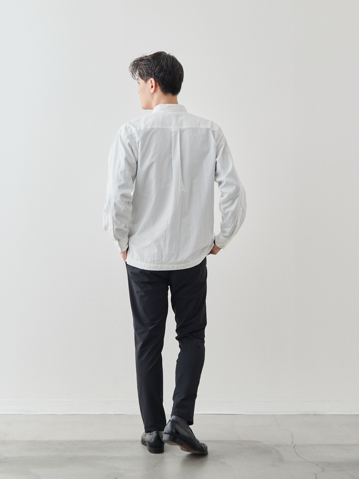 スマートシルエット マルチバランサー 超伸縮パンツ/ブラック モデル 181cm 71kg サイズ L