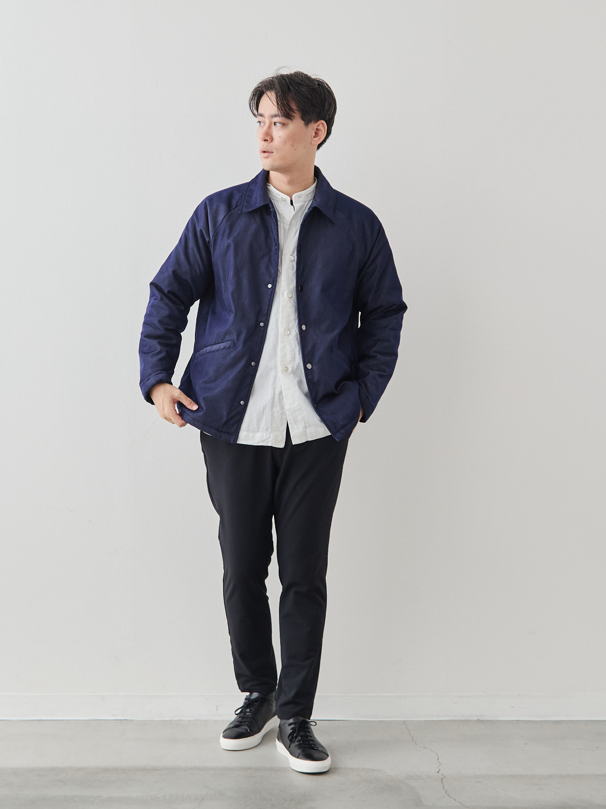 スマートシルエット マルチバランサー 超伸縮パンツ/ブラック モデル 181cm 71kg サイズ L