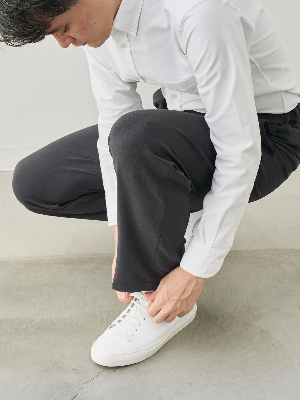 モデル 181cm 71kg ウエスト82cm サイズ L
