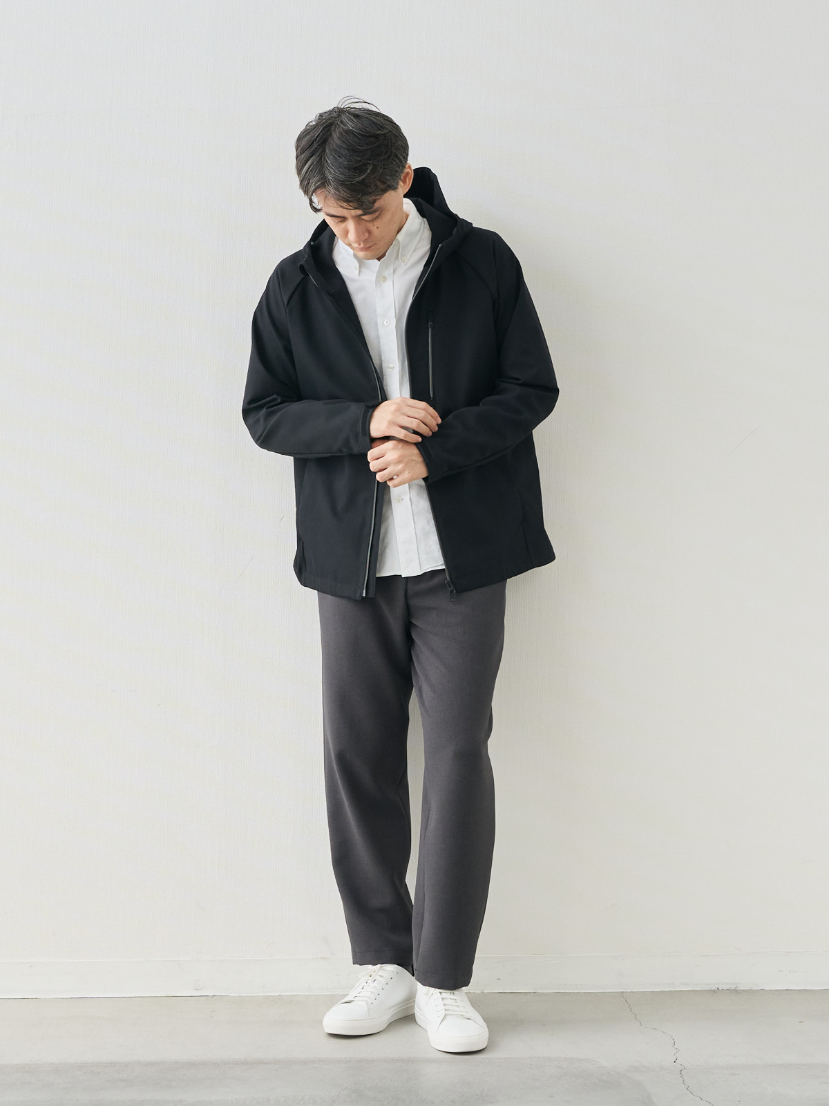 モデル 181cm 71kg ウエスト82cm サイズ L