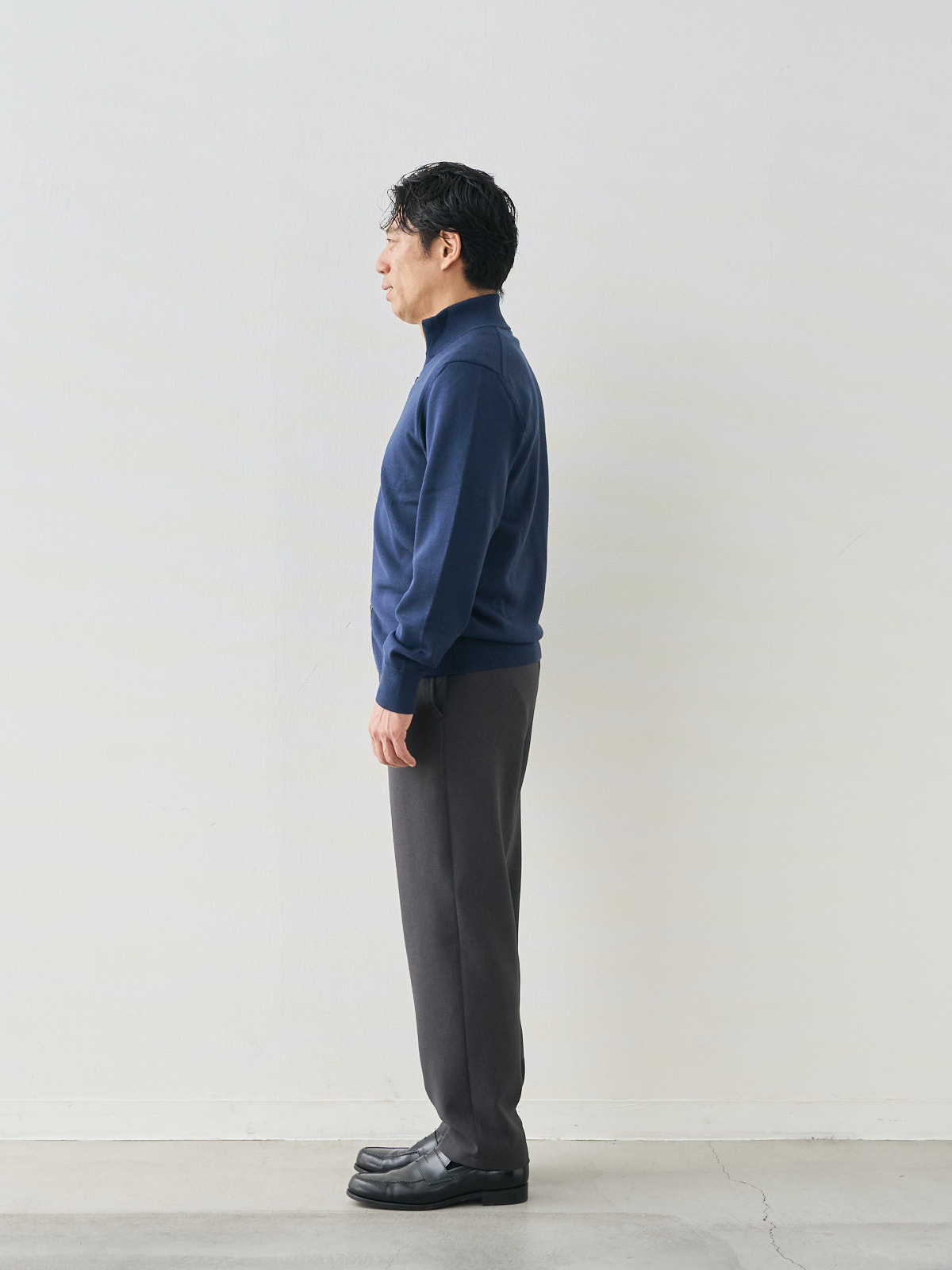 モデル 171cm 70kg ウエスト85cm サイズ L