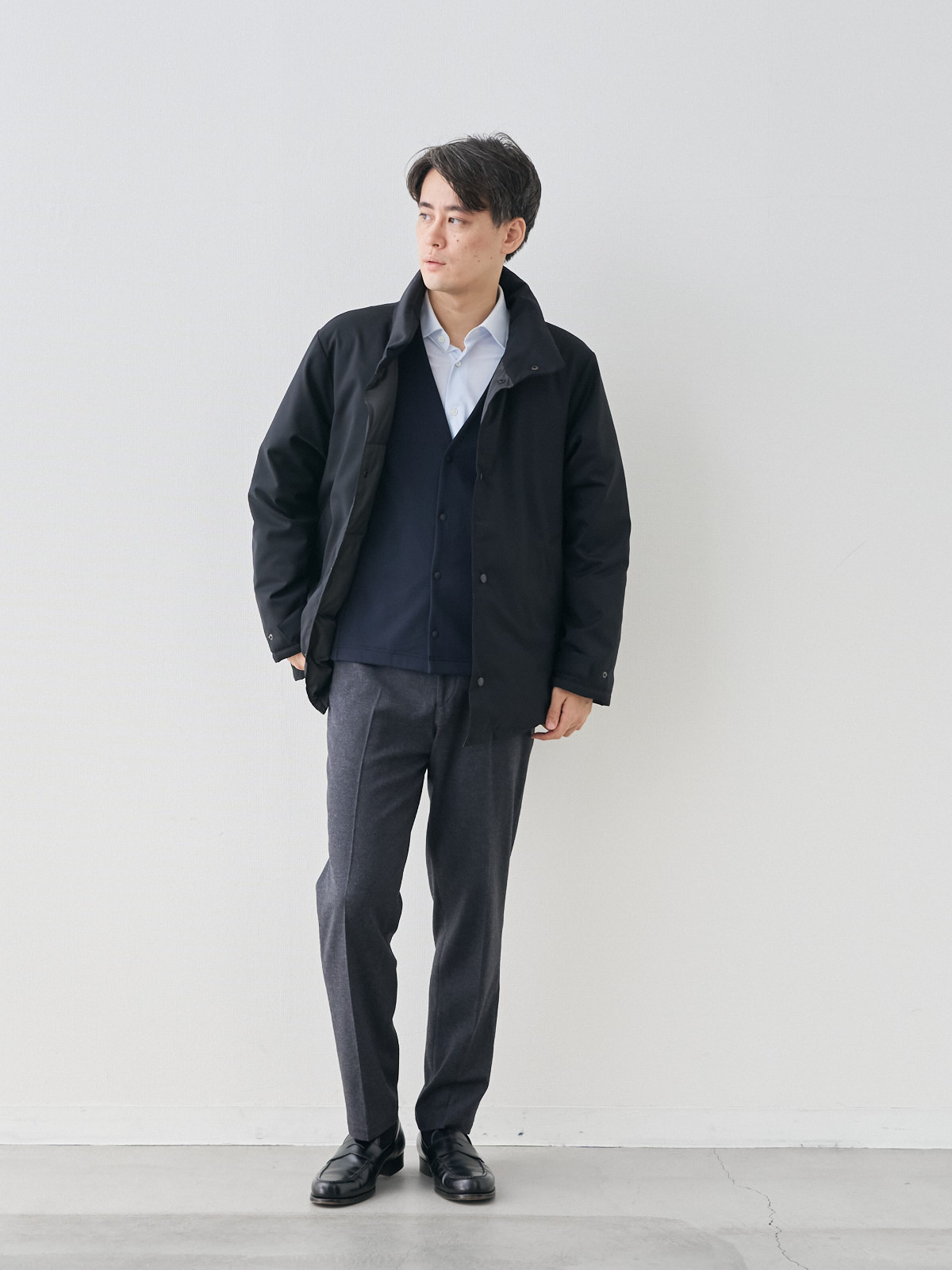 モデル 181cm 71kg ウエスト82cm サイズ L