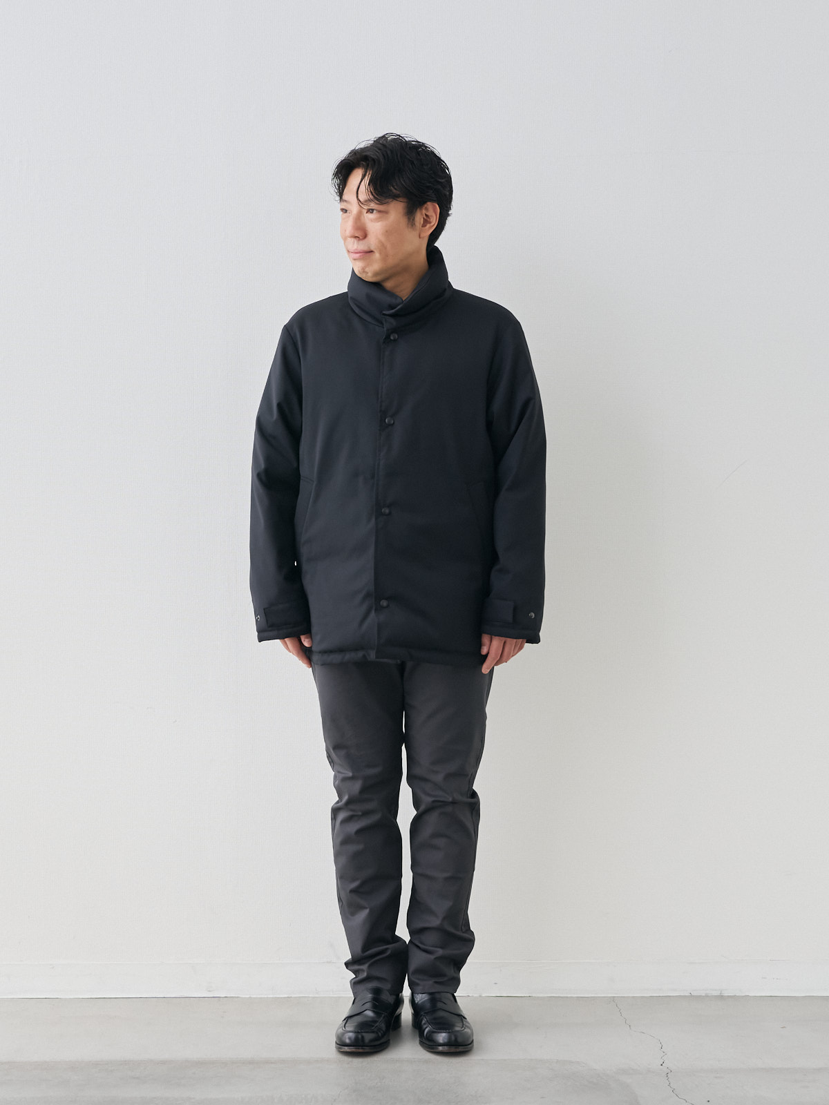 モデル 171cm 70kg ウエスト85cm サイズ L