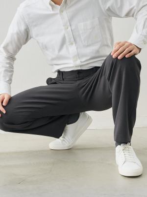 モデル 181cm 71kg ウエスト82cm サイズ L カラー:チャコールグレー