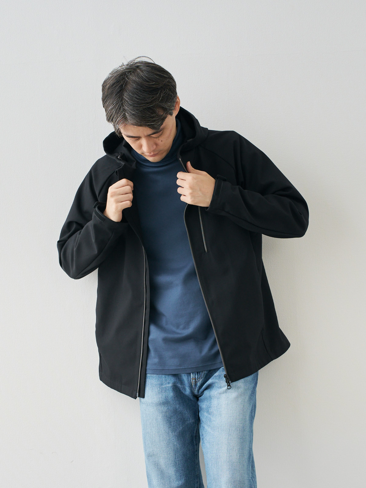 モデル 181cm 71kg ウエスト82cm サイズ L