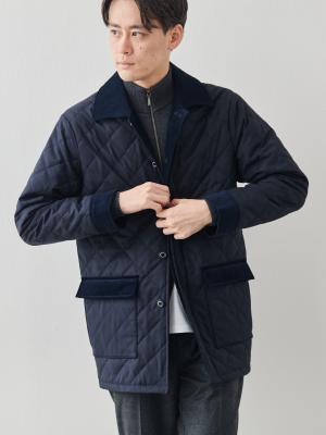 7 Days ウールライク キルティングジャケット/ウォッシャブル