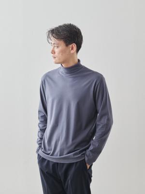 スビンプラチナムコットン 超微起毛タートルネック/ソフト仕上げ