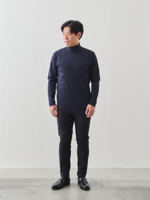 モデル 171cm 70kg ウエスト85cm サイズ M カラー:ネイビー