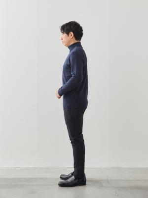 モデル 171cm 70kg ウエスト85cm サイズ M カラー:ネイビー