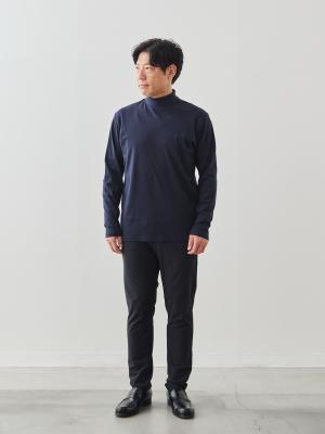 モデル 171cm 70kg ウエスト85cm サイズ L カラー:ネイビー