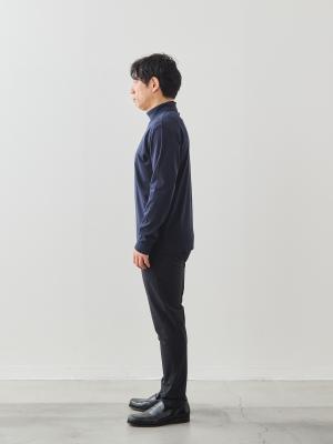 モデル 171cm 70kg ウエスト85cm サイズ L カラー:ネイビー