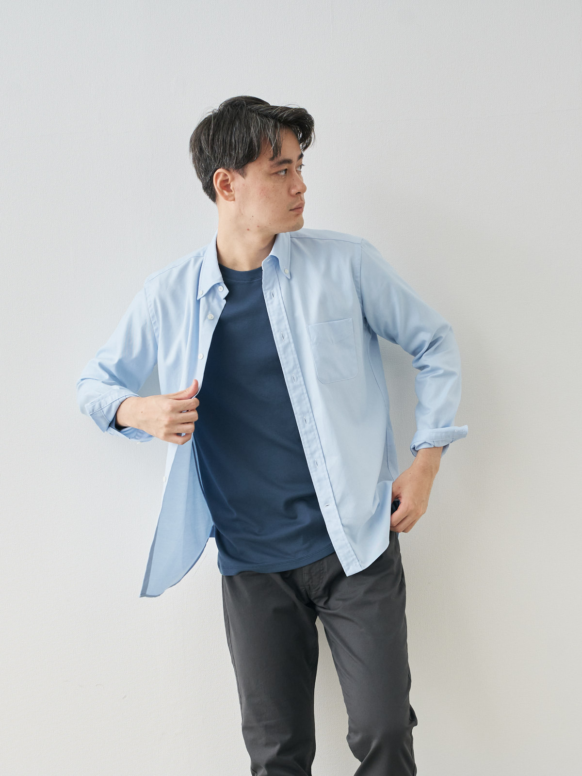モデル 181cm 71kg ウエスト82cm サイズ L