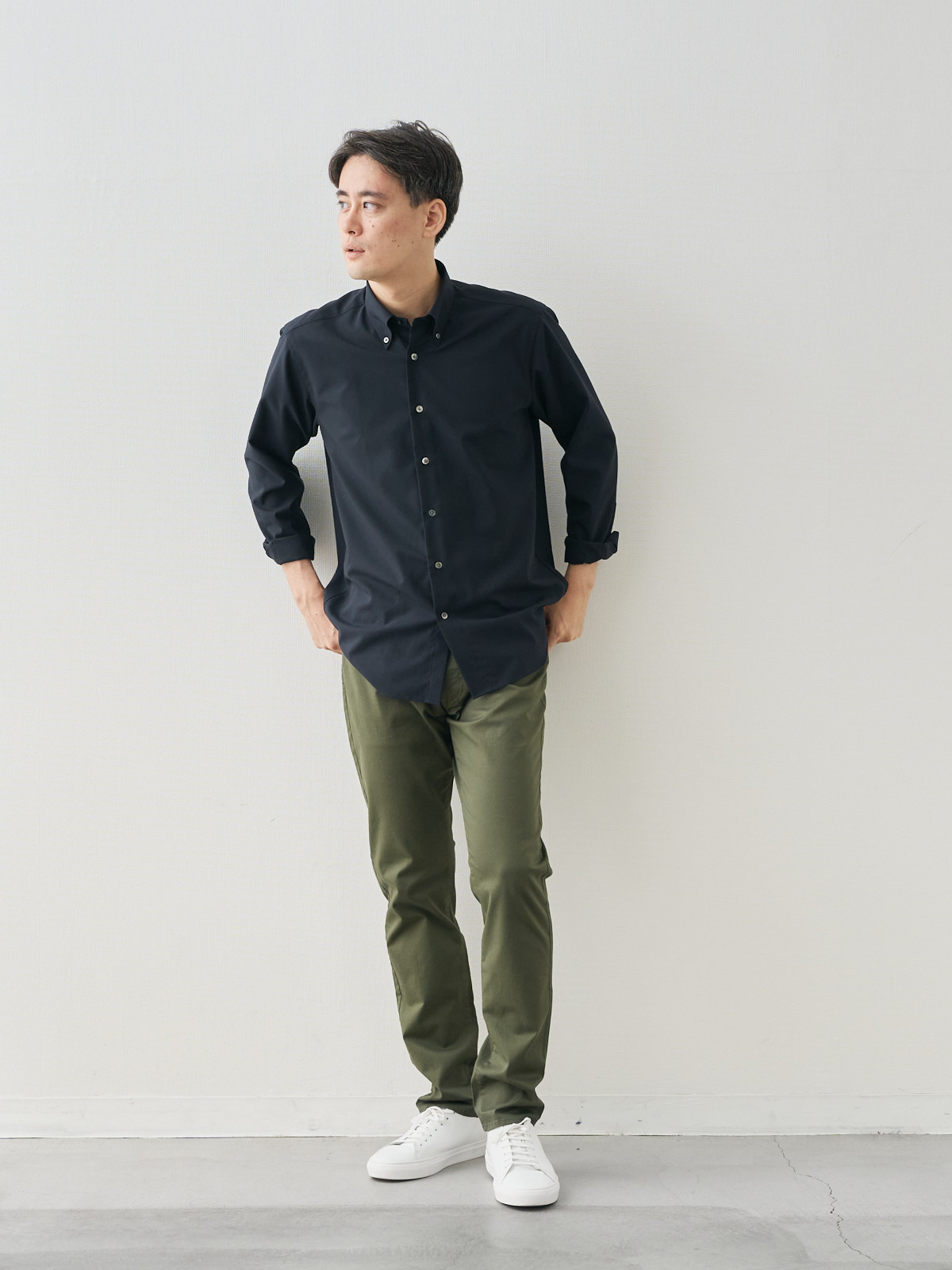 モデル 181cm 71kg ウエスト82cm サイズ L