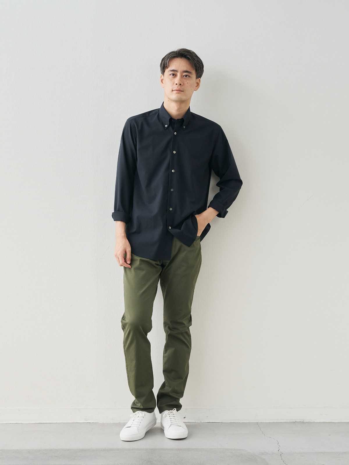モデル 181cm 71kg ウエスト82cm サイズ L