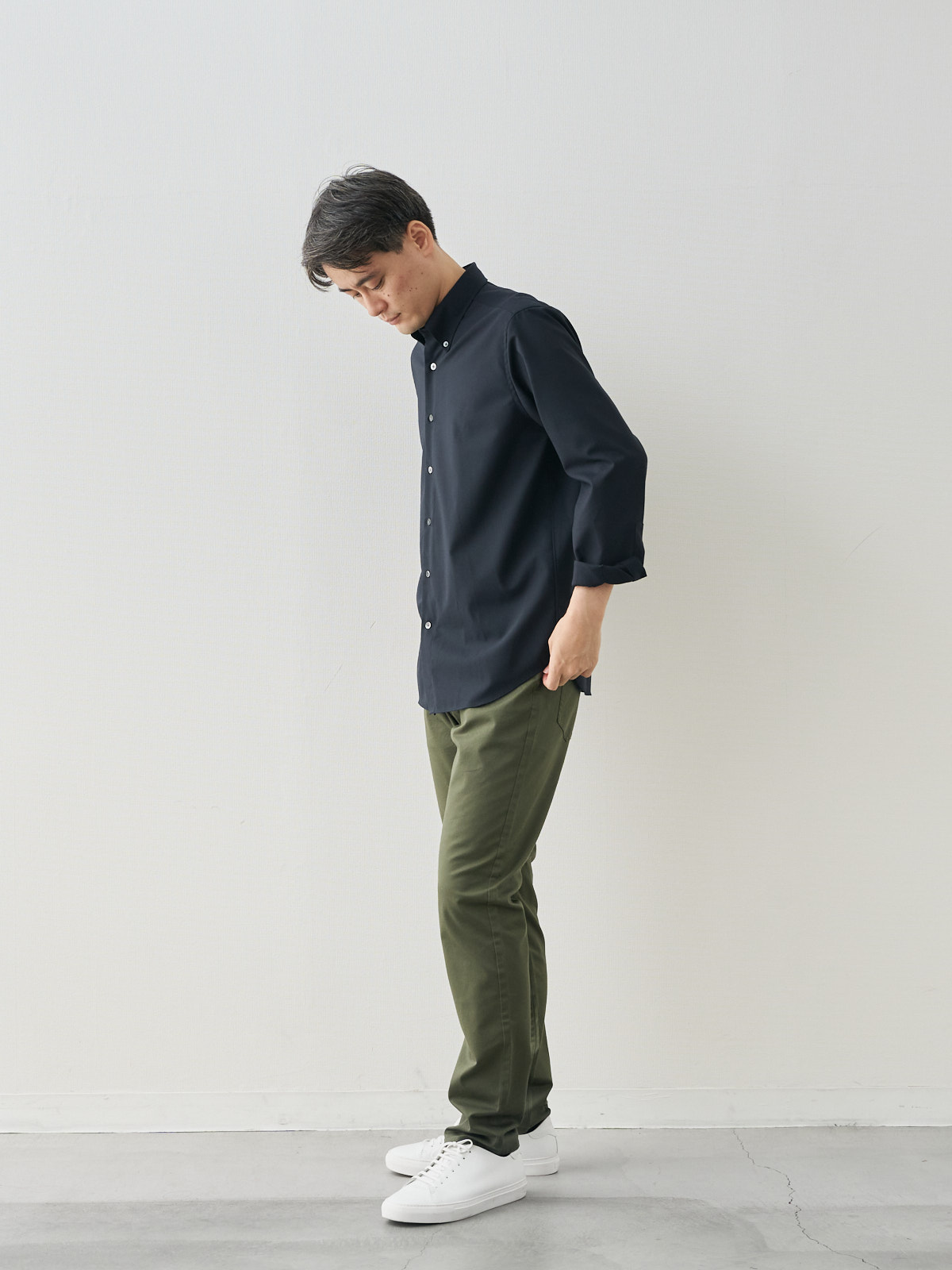 モデル 181cm 71kg ウエスト82cm サイズ L