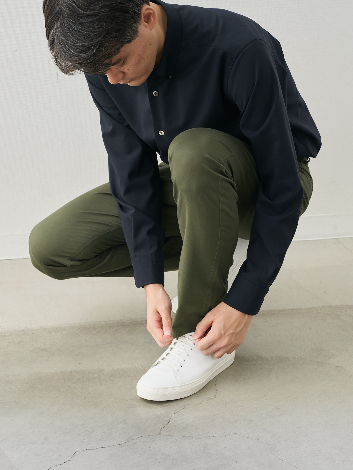 モデル 181cm 71kg ウエスト82cm サイズ L