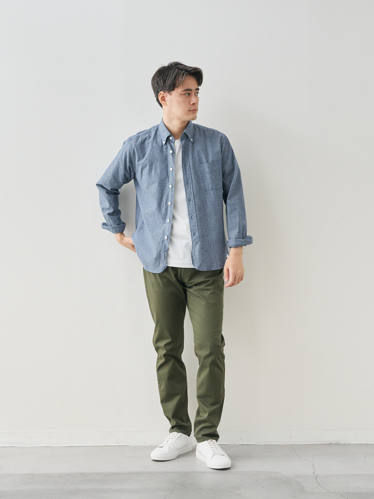 モデル 181cm 71kg ウエスト82cm サイズ L