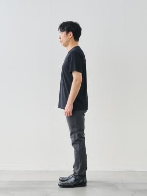 モデル 171cm 70kg ウエスト85cm サイズ L カラー:チャコールグレー