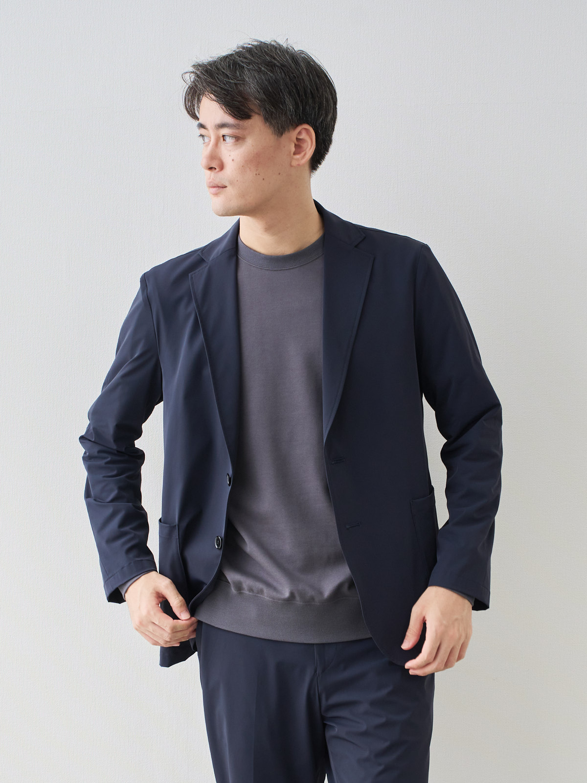 モデル 181cm 71kg ウエスト82cm サイズ L