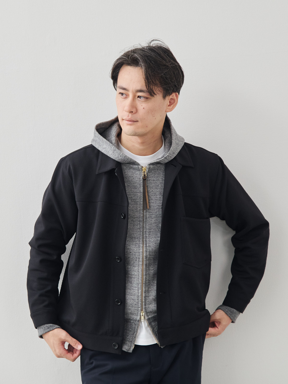 モデル 181cm 71kg サイズ L