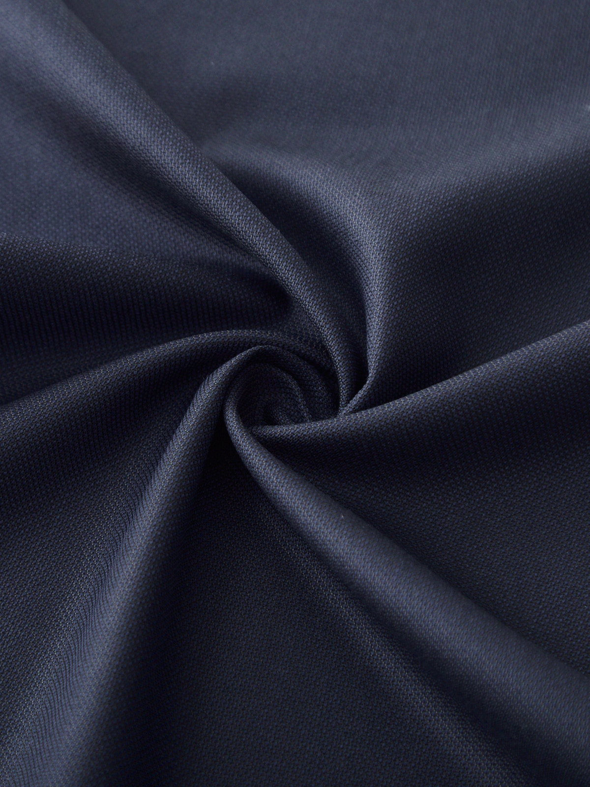 [通年] Super100's シルクブレンド 光沢&バーズアイ/ダークネイビー