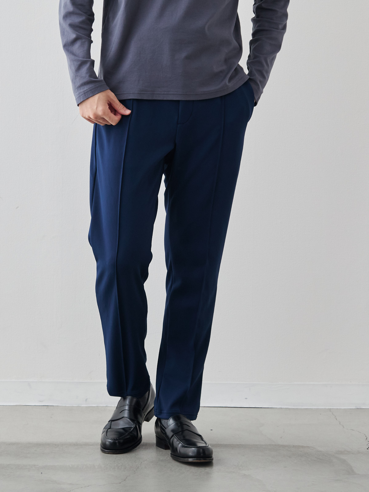 エアースラックス/フォーマルフィット/ネイビーブルー