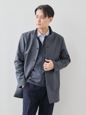 ニュークラシック スタンドカラーコート/3 season/グレー | Factelier