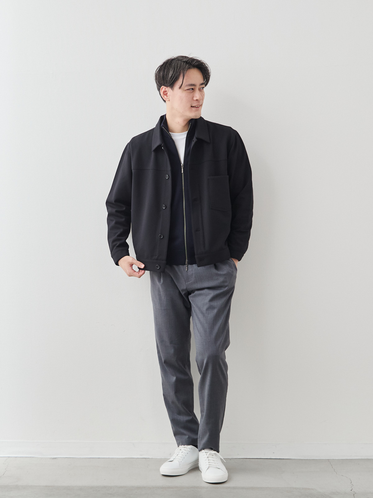 モデル 181cm 71kg サイズ L