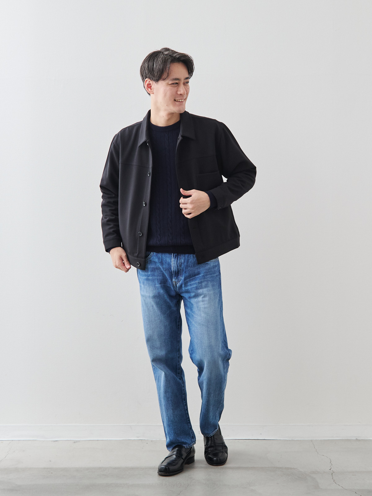 モデル 181cm 71kg サイズ L