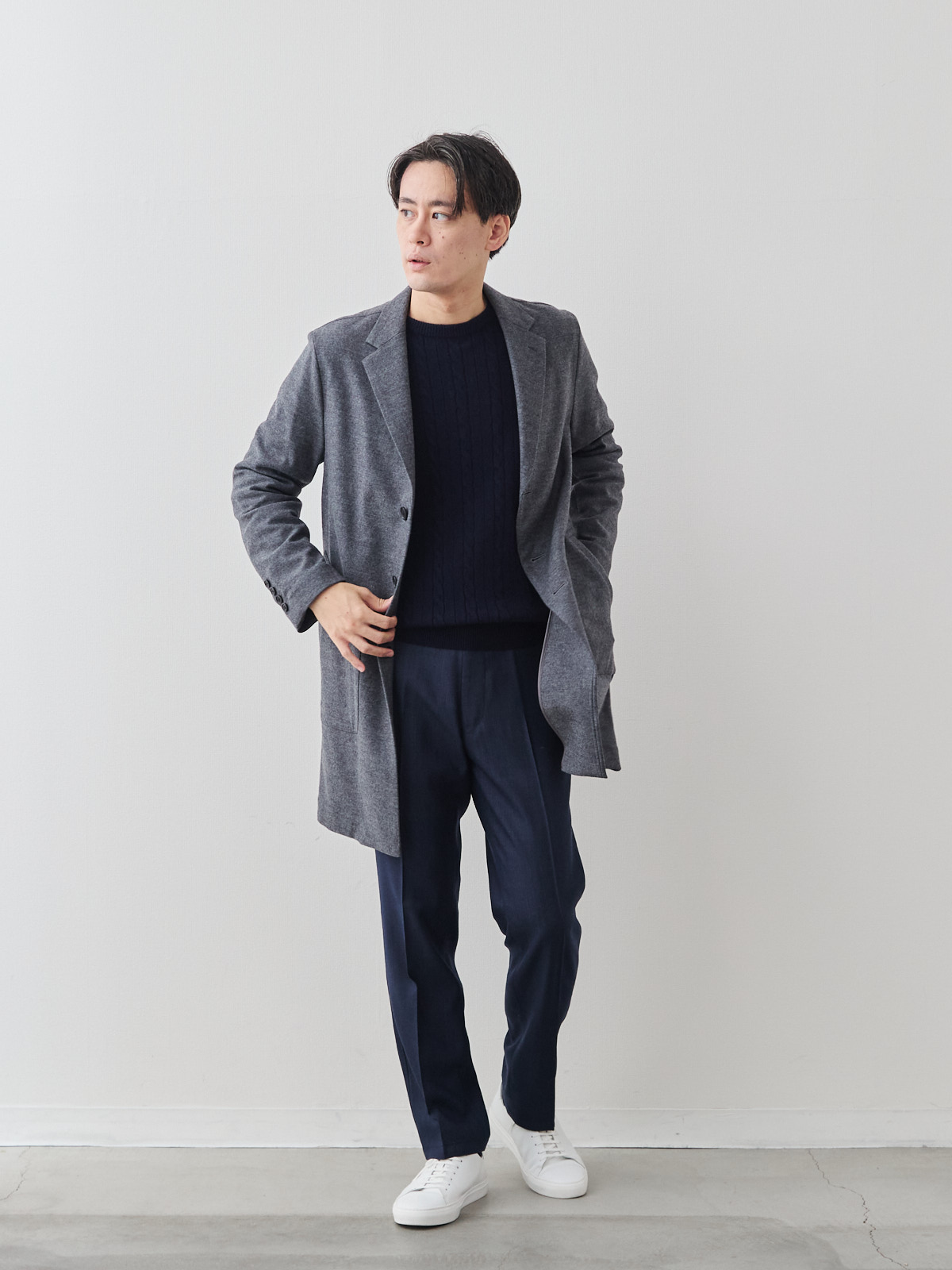 モデル 181cm 71kg サイズ L