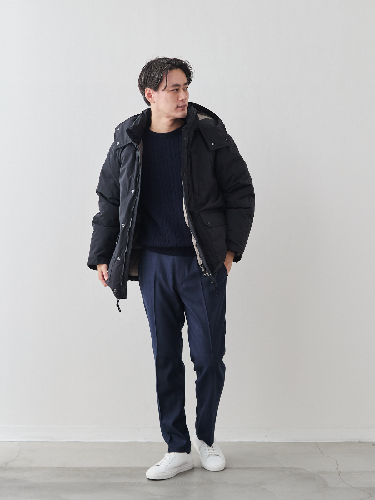 モデル 181cm 71kg サイズ L