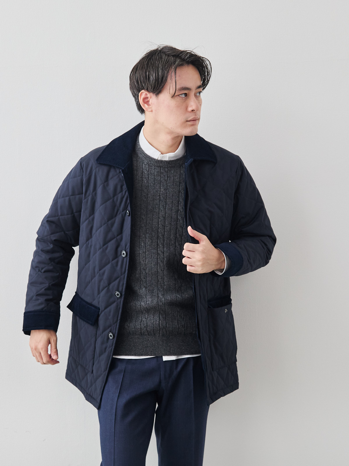 モデル 181cm 71kg サイズ L