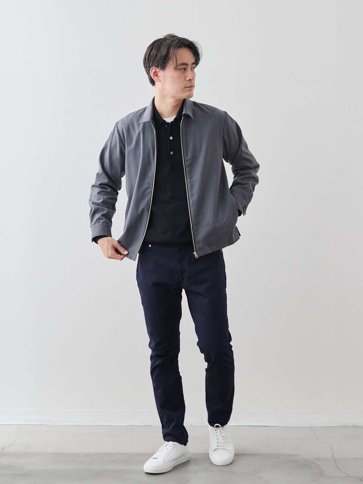 モデル 181cm 71kg サイズ L