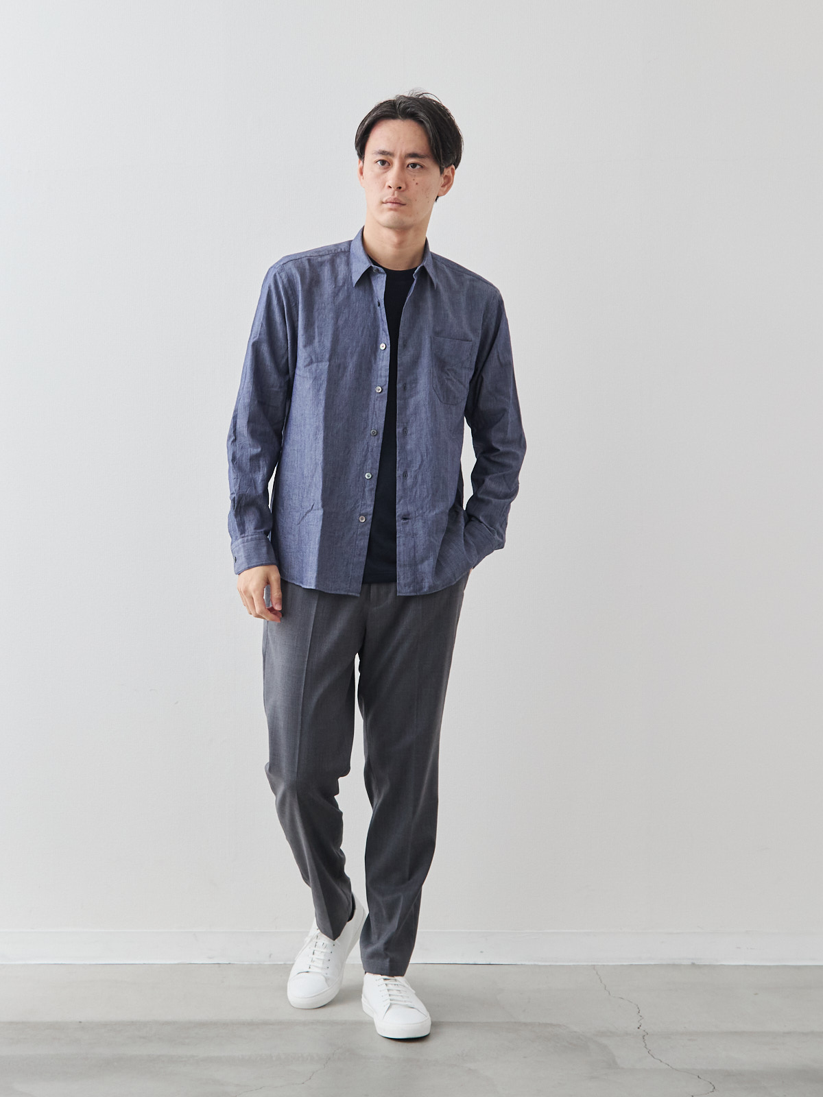 モデル 181cm 71kg サイズ L